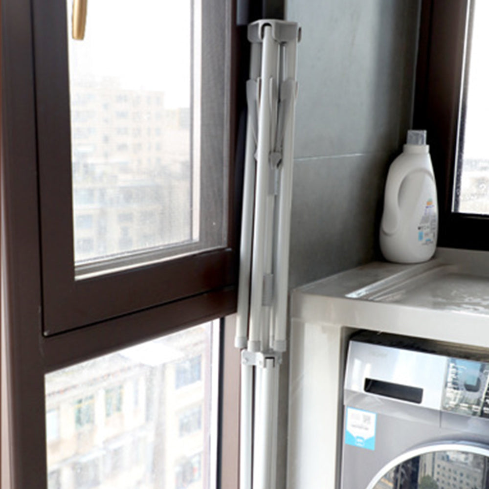 Portable Clothes Drying Rack Foldable Camping Tripod Clothes Hanger with Wind-resistant Hooks