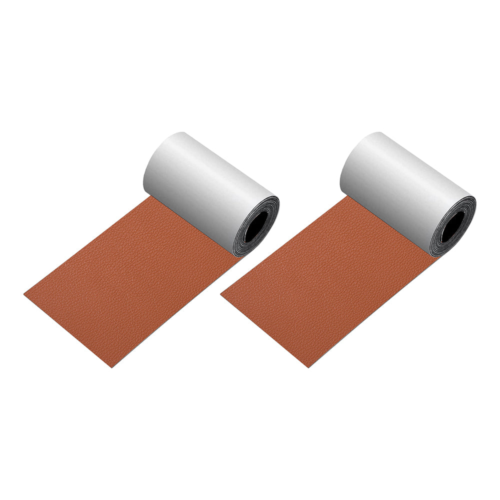 2 Piece Self Adhesive Leather Repair Patch Taps - Brown