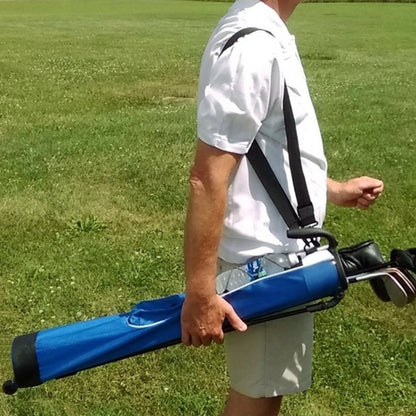 Lightweight Golf Stand Bag Portable Carry Bag for Driving Range-Blue