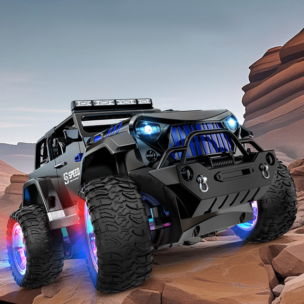 Remote Control Car Rechargeable Off Road Truck - Black