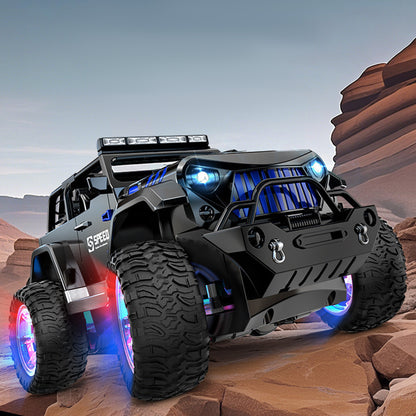 Remote Control Car Rechargeable Off Road Truck - Black