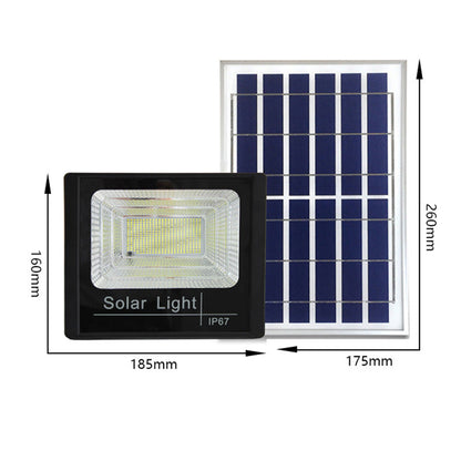 100W Solar LED Flood Light Water Resistance Outdoor Spotlight Garden Yard Lamp
