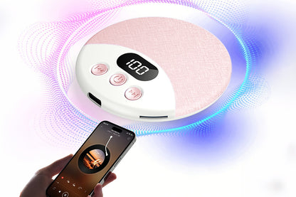 Display Under Pillow Bluetooth Sleep Speaker - Pink