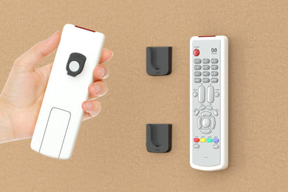 4PCS  Remote Control Wall Mount Holder Remote Control Organizers -Black
