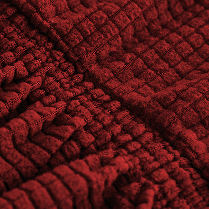 4Pcs Stretch Chair Slipcover Chair Covers Furniture Protector -Red