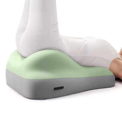 Ergonomic Memory Foam Reclining Pillow Prone Reading Cushion for Bed and Sofa-Green