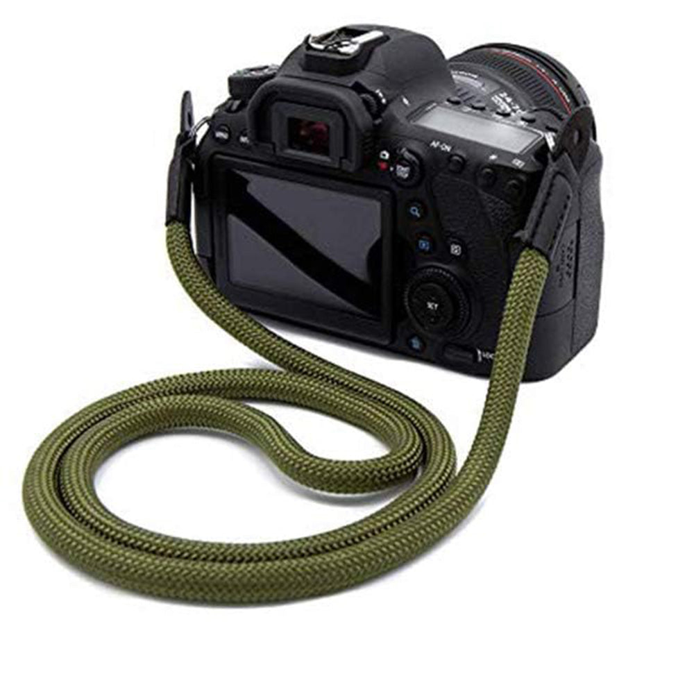 Camera Shoulder Neck Strap for Sony Canon Nikon DSLR and Mirrorless Cameras-Army Green