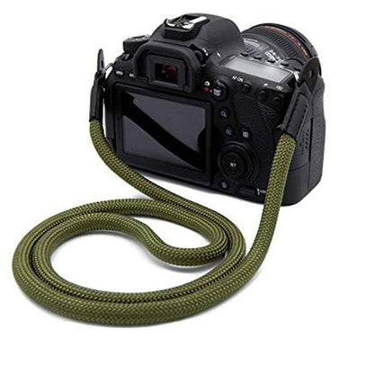 Camera Shoulder Neck Strap for Sony Canon Nikon DSLR and Mirrorless Cameras-Army Green