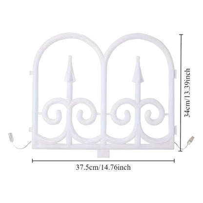 8 Pack European Arch Solar Light IP65 Solar Garden Fence Light - Colorful