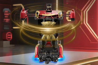 Transform Remote Control Cars Cyber Truck Remote Control Car with Light Effect-Steel?Hero