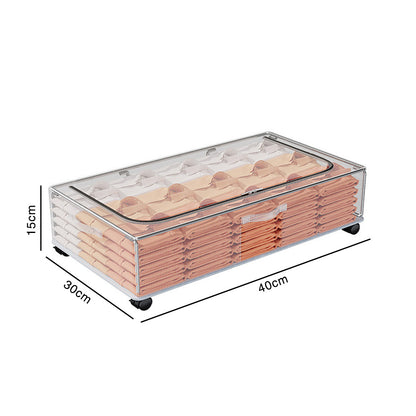 Under Bed Storage Containers With Wheels Under Bed Storage Drawers For Shoes Blankets Clothes
