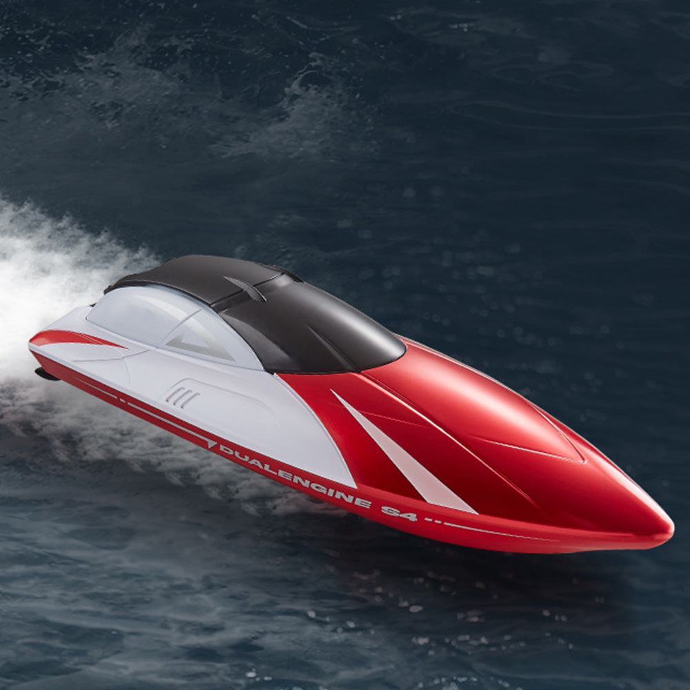 2.4GHz RC Speed Boat Toy â€?Remote Control Racing Yacht for Pools & Lakes Red