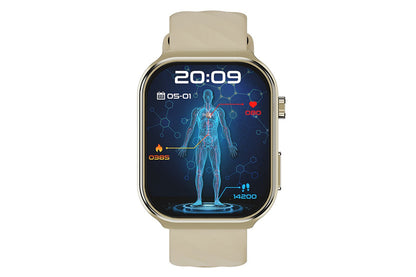 Bluetooth Smart Watch 100+ Sport Modes Fitness Tracker Heart Rate Sleep Monitor -Gold