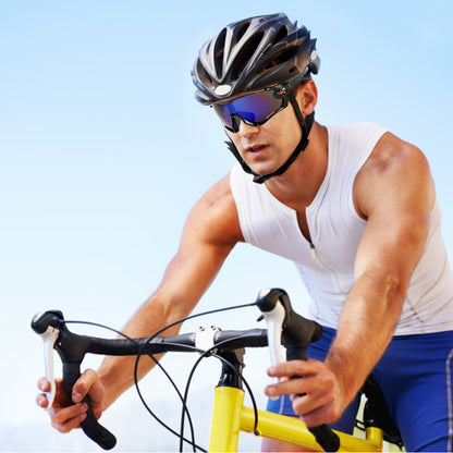 Outdoor Sports Sunglasses Cycling Biking Driving Running Golf Fishing Sunglasses Blue
