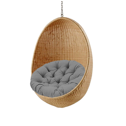 Round Chair Cushion Hanging Egg Chair Cushion Swing Chair Seat Pad Relax Cushion Gray