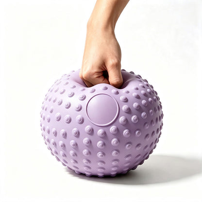 25 cm Thick Inflatable Sitting Stretching and Balance Ball-Purple