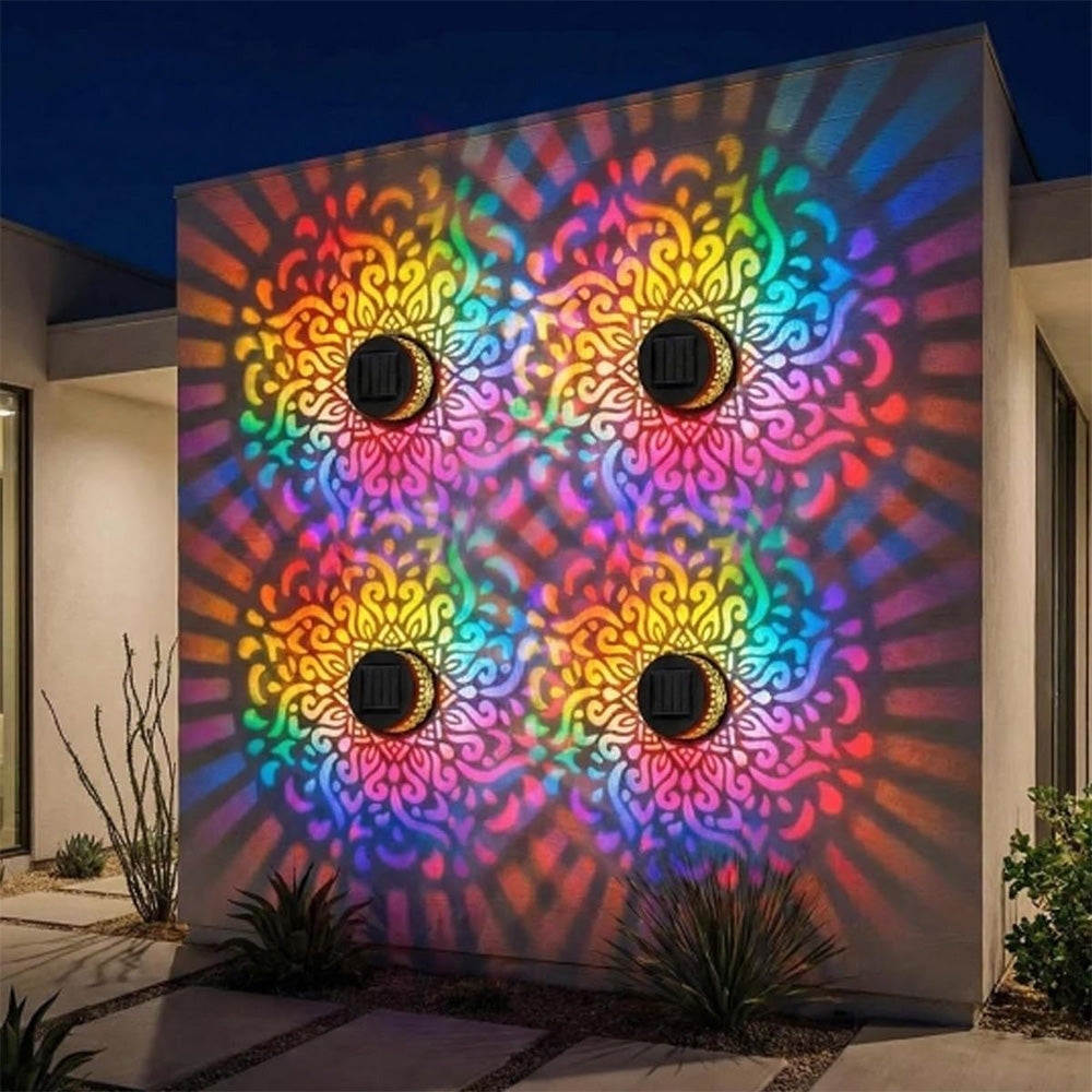 Solar Mandala Wall Light -Mixed Color