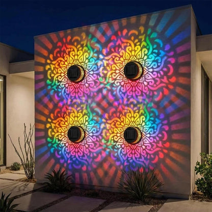 Solar Mandala Wall Light -Mixed Color