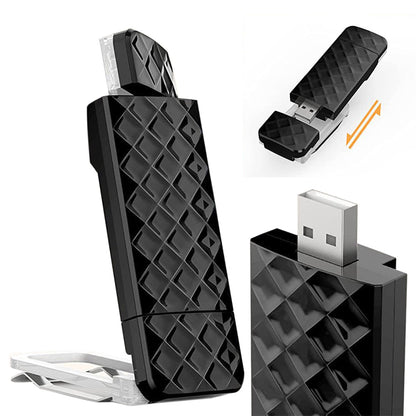 Clip-On Reading Light with Flexible Adjustable Arm-Black
