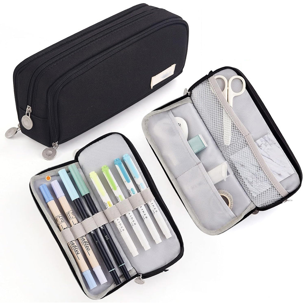Large Pencil Case-Black