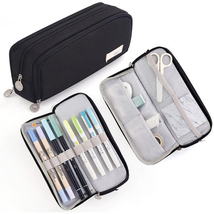 Large Pencil Case-Black