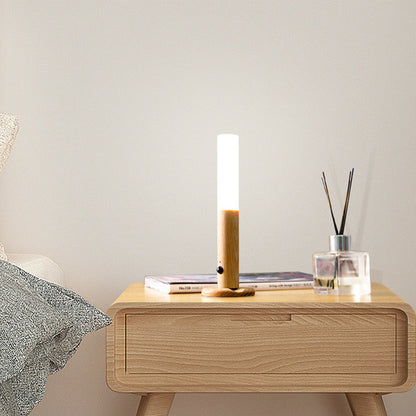 Magnetic Motion Sensor Night Light Rechargeable LED Wall Lights Stairway Induction Lamp-Style 2