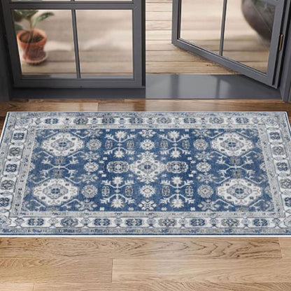 Vintage Boho Floor Mat Washable Non Slip Rugs for Living Room Bedroom Entryways Style 4
