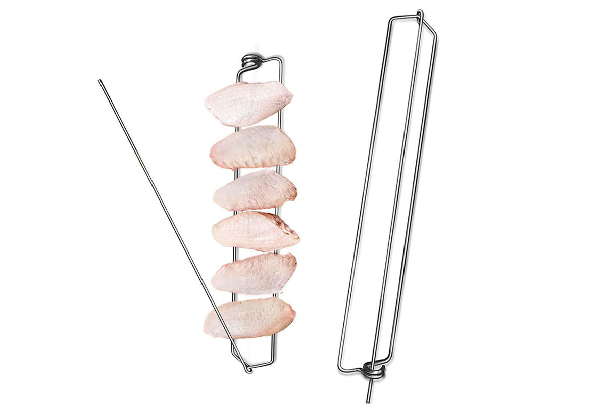 Chicken Wing BBQ Fork Metal BBQ Grilling Fork Chicken Wing Grilling Rail