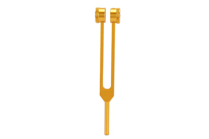 128Hz Tuning Forks Set with Reflex Hammer - Gold
