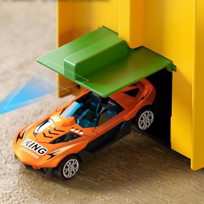 Dinosaur Transport Truck Toy Set with 12PCS Cars for Boys â€?Car & Truck Set Green