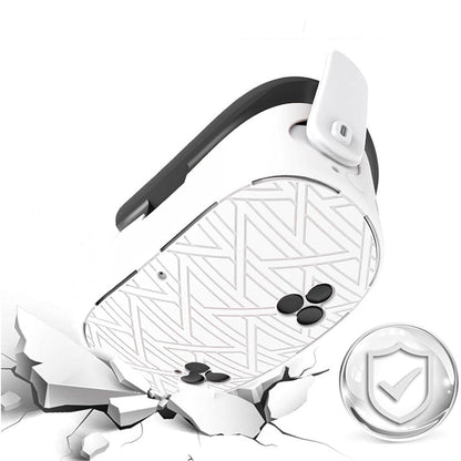 7-Piece Silicone Protective Case Set for Meta Quest 3S VR Headset Accessories White