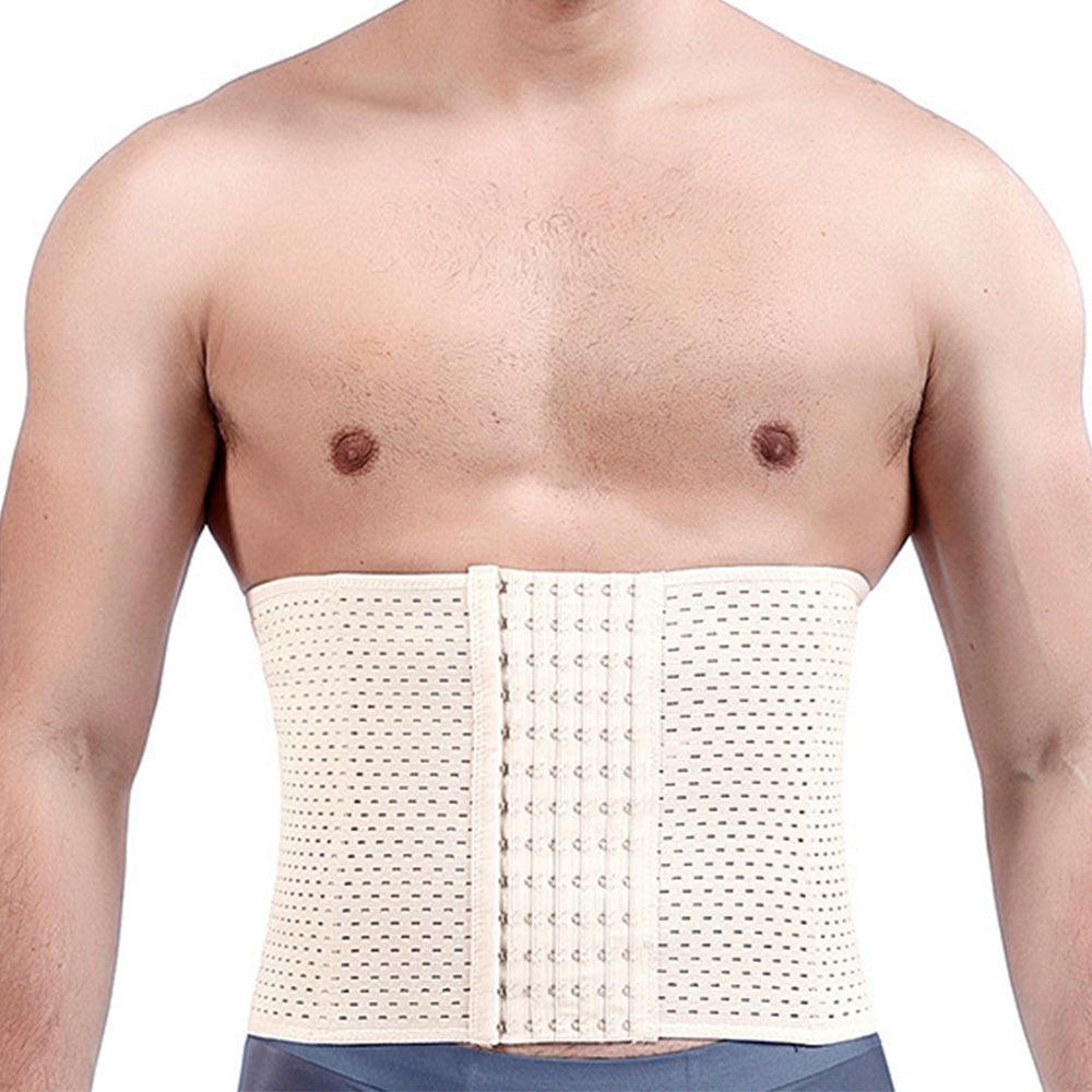 Waist Trainer For Men Waist Trimmer Tummy Shapewear Slimming Girdle Back Support-Cuticolor