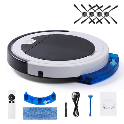 4-Mode Vacuum Robot Cleaner with Remote Control White