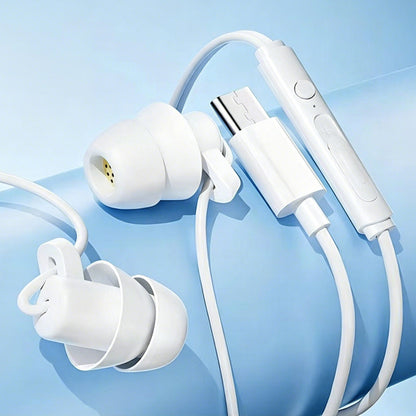 Wired Sleep Headphones in Ear Ultra Lightweight for Side Sleeper-White