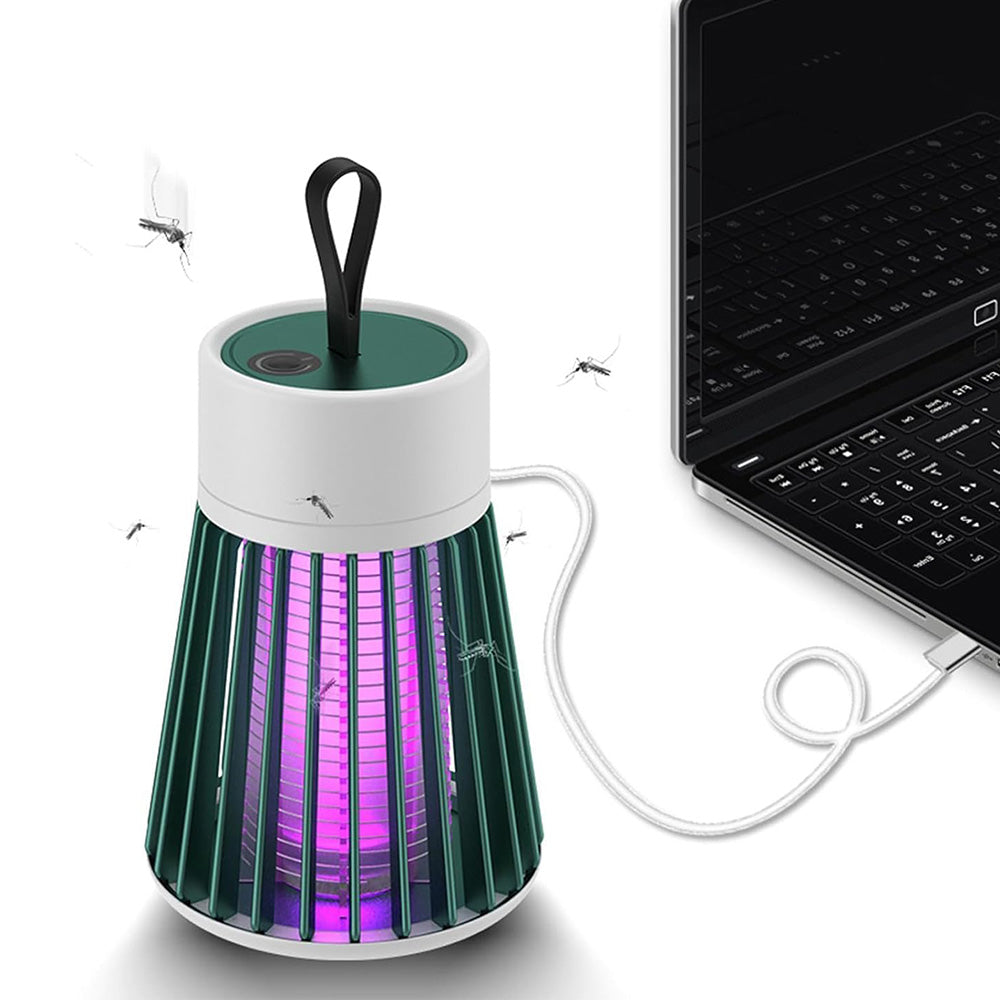 Electric Mosquito Killer Lamp Fly Trap Insect Bug Zapper for Indoor and Outdoor Use Green