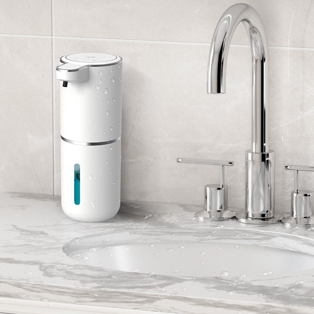 380ML Automatic Soap Dispenser Touchless Adjustable Soap Dispenser Rechargeable White