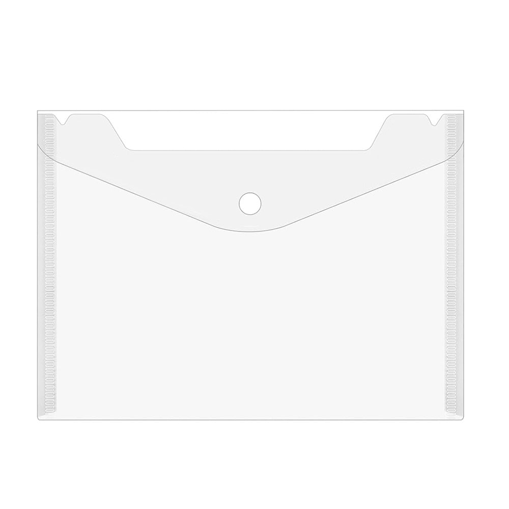 20 Pack Clear Horizontal Snap File Bags - A5