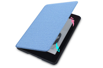 PU Leather Cover Case with Auto Sleep and Wake for Kindle Paperwhite 12th-Grey