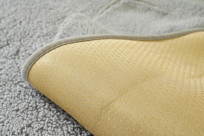 Christmas Sherpa Fleece Slipcover Protector Sofa Throw Cover Soft Thick Cozy Sofa Throw-Grey