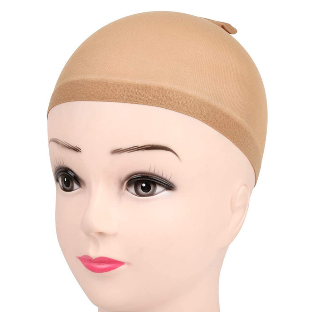 8Pcs Stocking Wig Caps Stretchy Nylon Hair Net for Women Nude