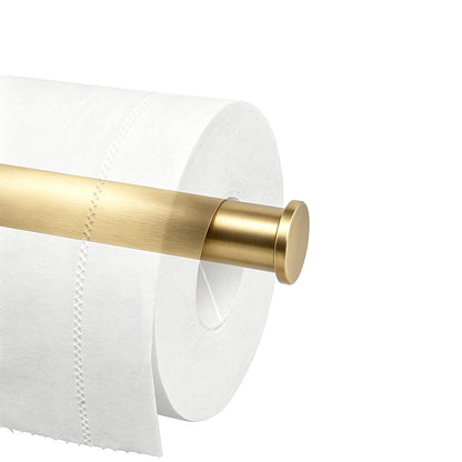 2 Piece Curtain Holdback Hooks and Tissue Roll Holders-Gold