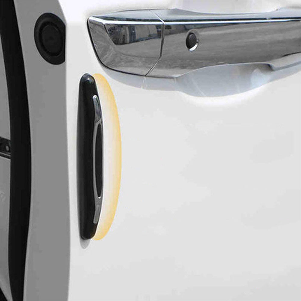 4Pcs Car Door Edge Protector Anti Scratch Strip for Most Vehicles-Black