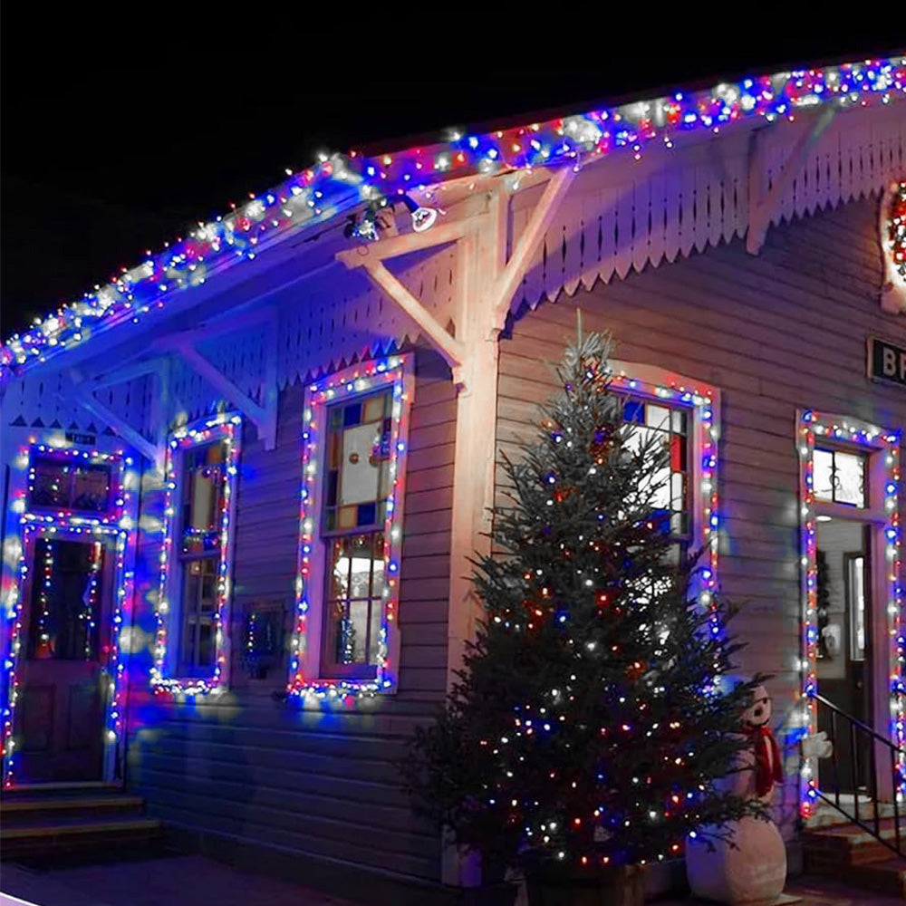 22M 200LED Solar String Lights for Outside 8-Mode Solar Garden Decorative Light for Patio Yard Tree Party