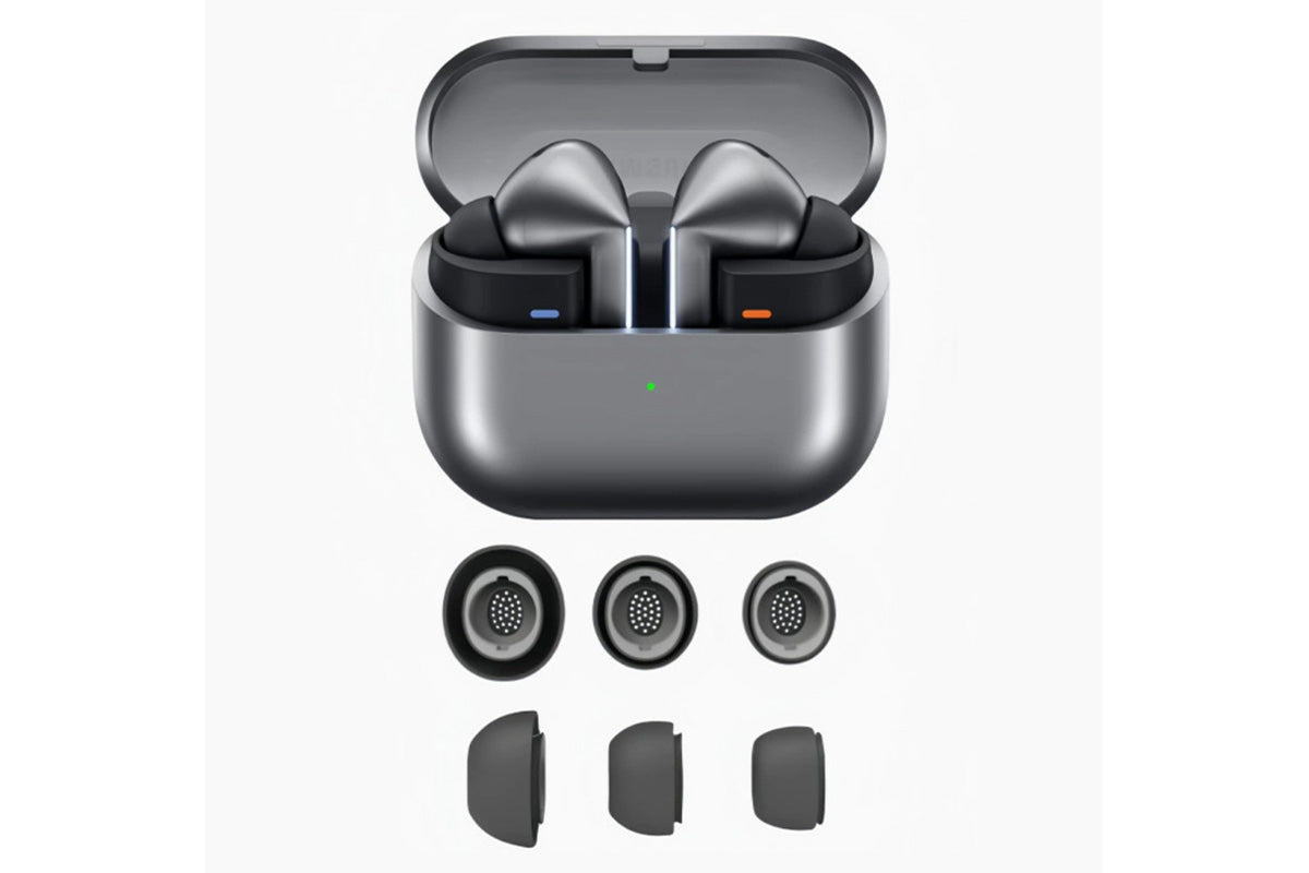 12 Piece Silicone Ear Tips for Samsung Galaxy Buds3 Pro - Grey