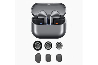 12 Piece Silicone Ear Tips for Samsung Galaxy Buds3 Pro - Grey