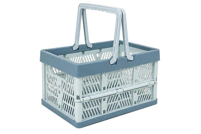 Portable Foldable Storage Basket-Blue