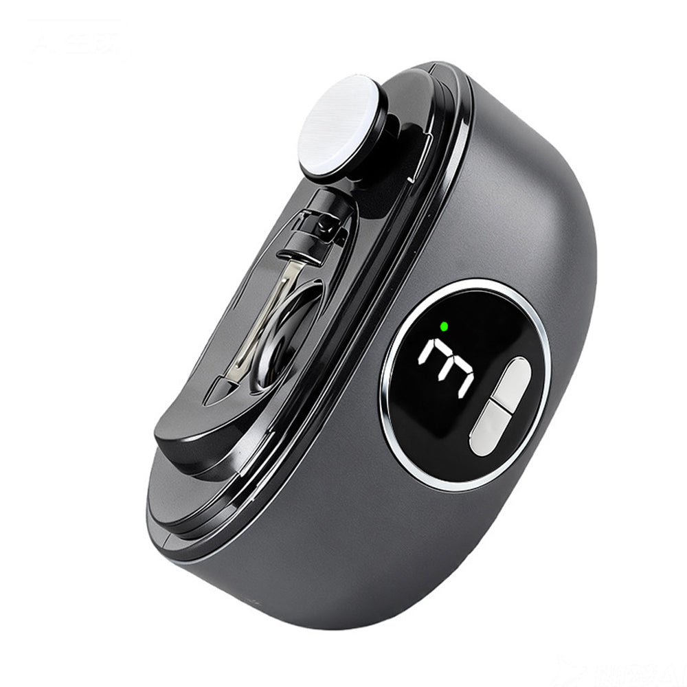 3-in-1 Electric Nail Trimmer Electric Nail Clippers for Seniors - Dark Grey