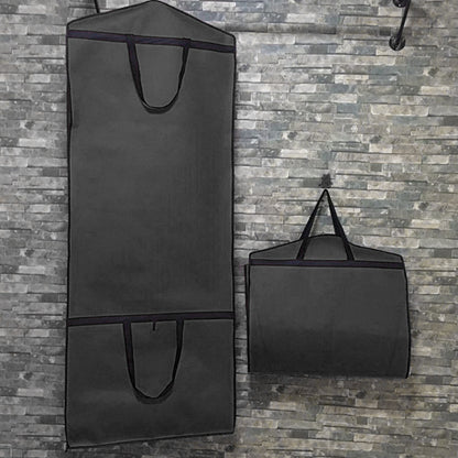 Portable Wedding Dress Garment Bag for Bridal Gowns and Cheongsam-Black