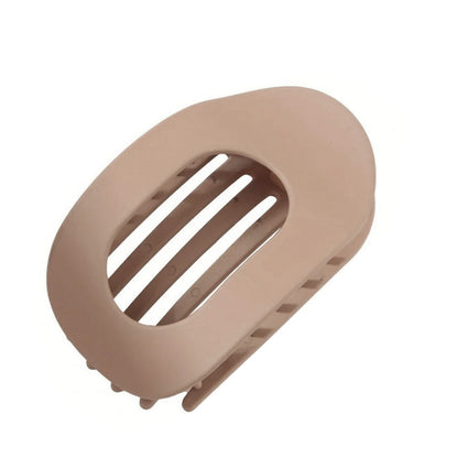 4-Piece Flat Hair Claw Clips Set for Women Strong Hold Hair Styling Accessories Oval Hair Clip