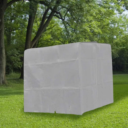 Weather Resistant Protective Cover for 1000L IBC Tank Silver